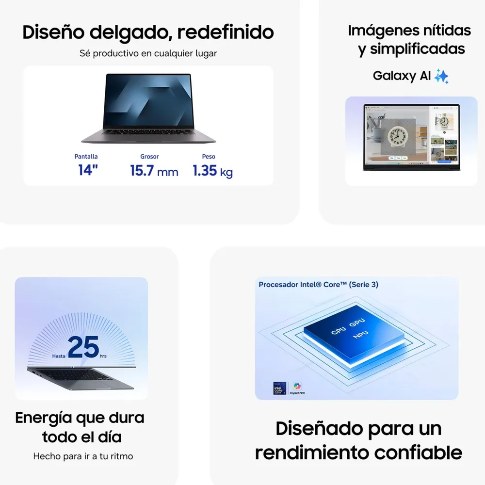 Samsung Galaxy Book6 14" Core 5 256GB Gray, foto 5
