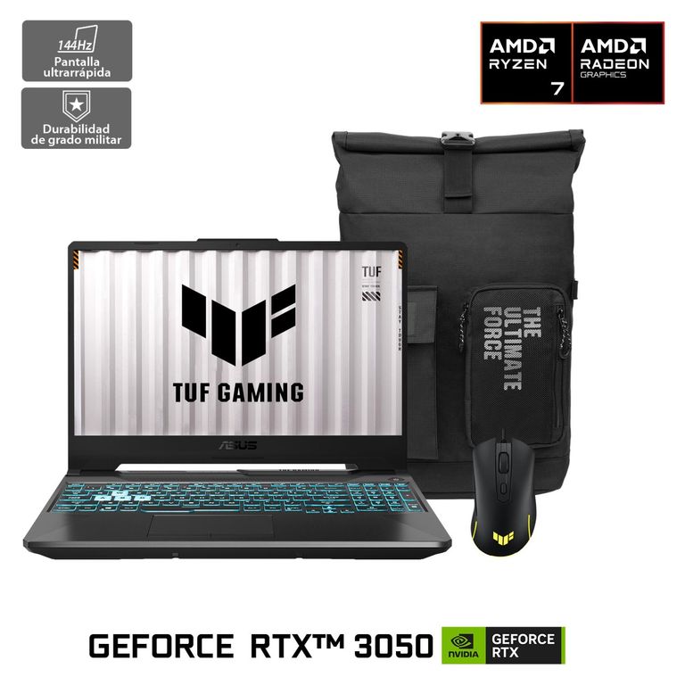 Notebook Gamer FA506 Ryzen 7 RTX 3050 16GB 51