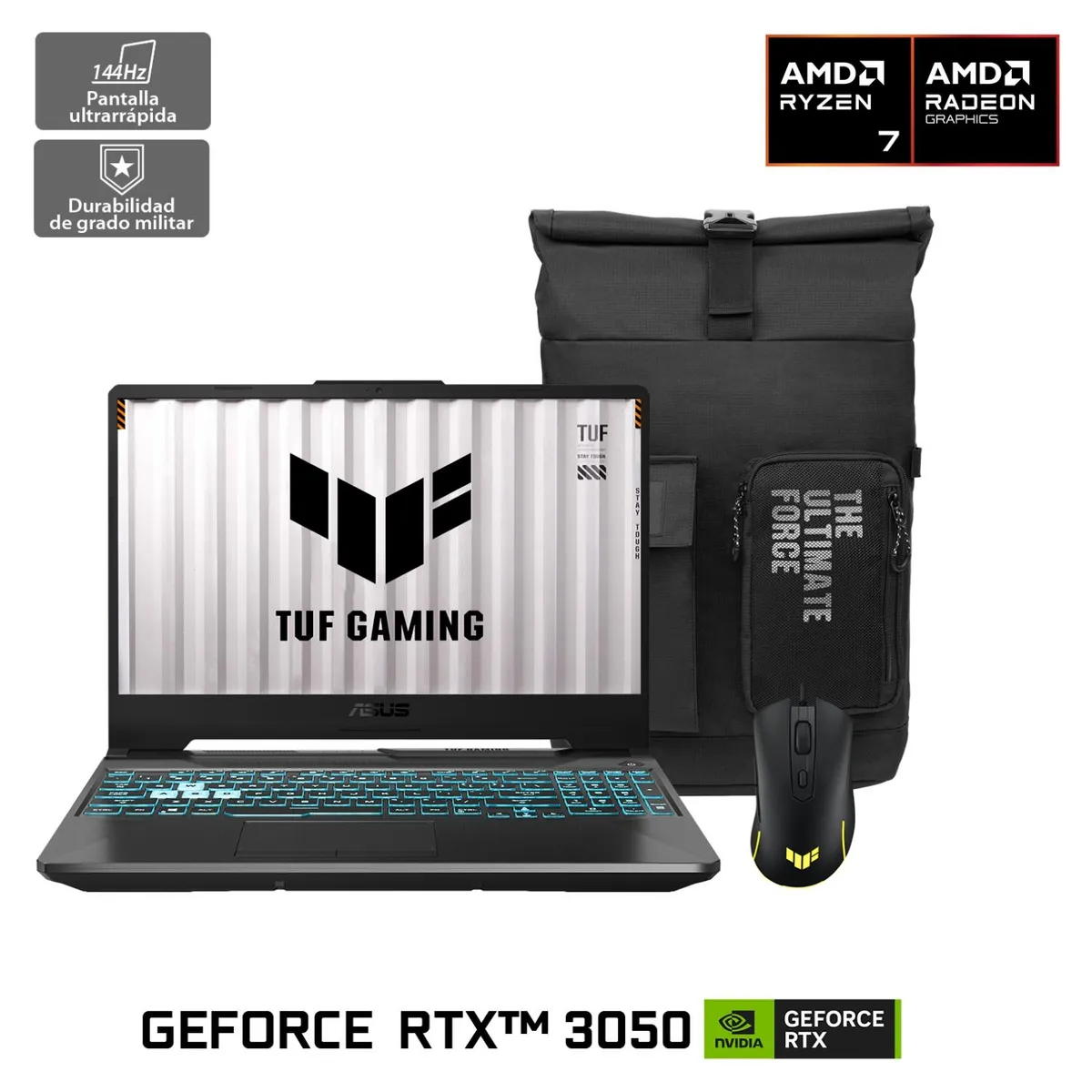 ASUS - Notebook Gamer FA506 Ryzen 7 RTX 3050 16GB 51