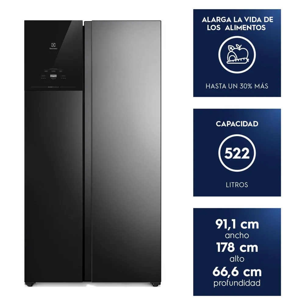 Refrigerador Side by Side ES50B 522 L, foto 2