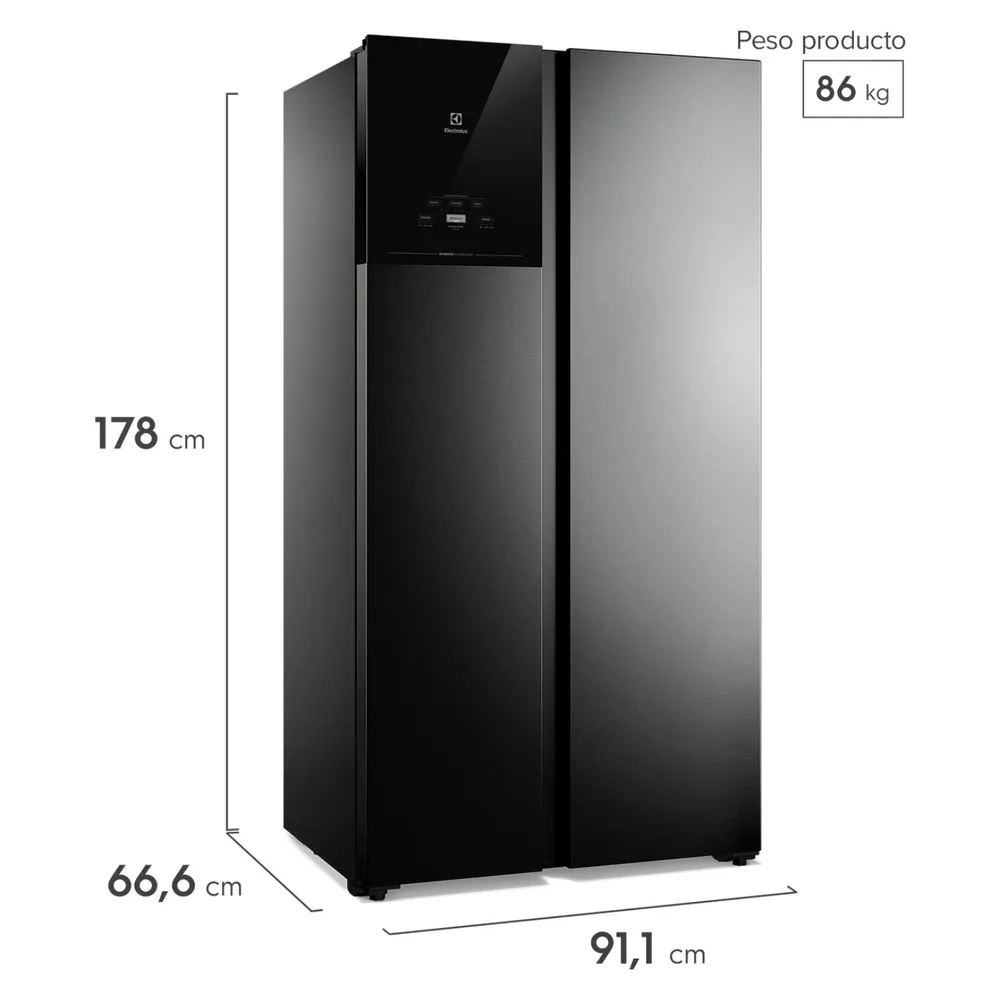 Refrigerador Side by Side ES50B 522 L, foto 3