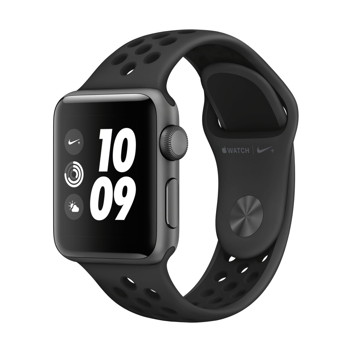 APPLE - Apple Watch Nike Series 3 (38mm, GPS) - Caja aluminio gris espacial - Correa Nike Sport color antracita/negra