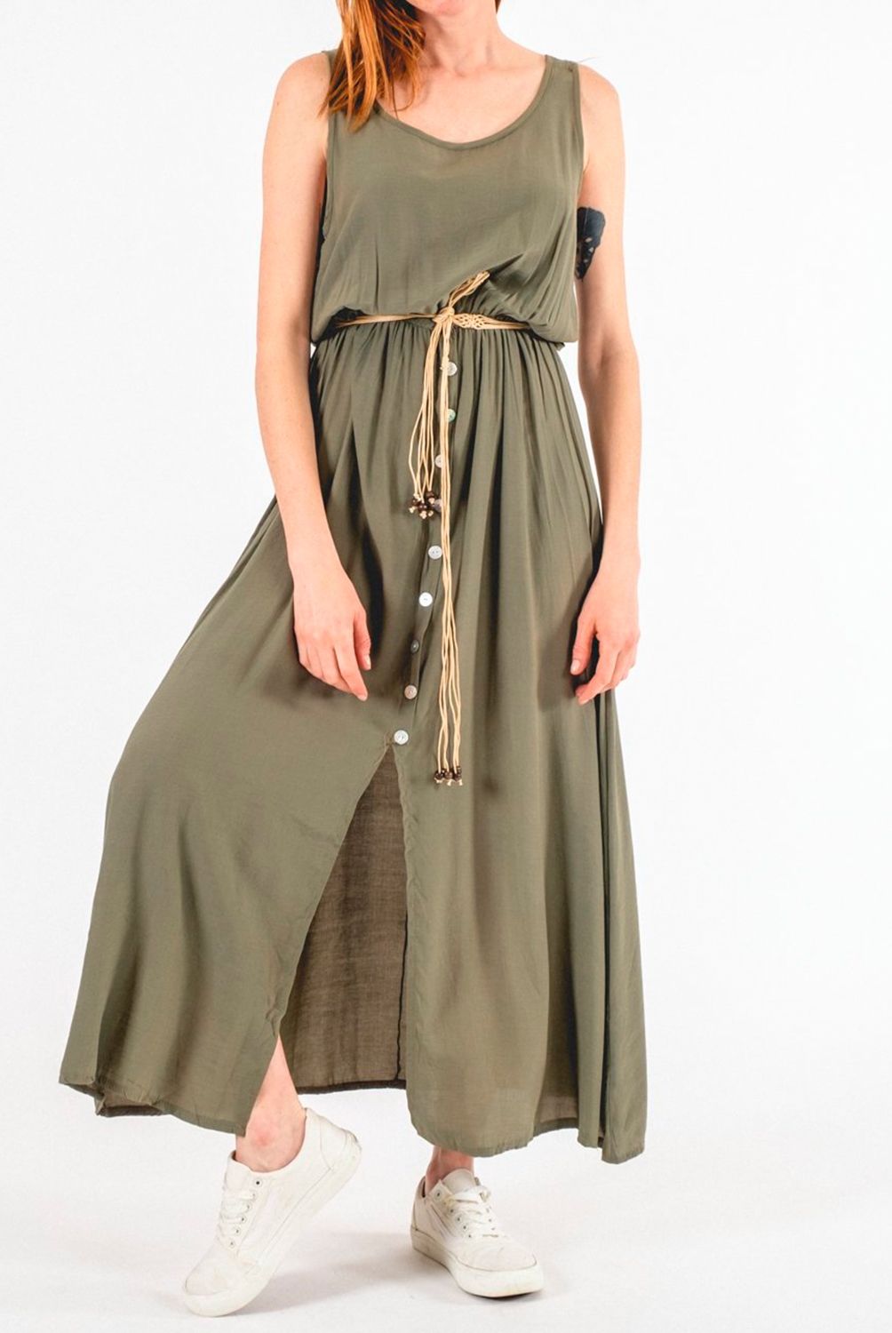 GUINDA - Vestido Maxi Mujer