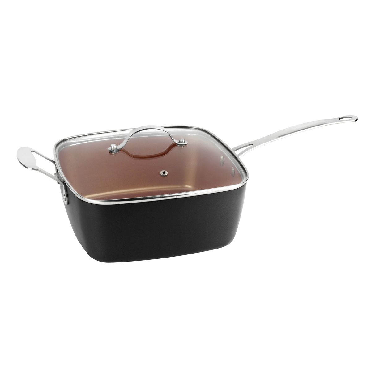 MARMICOC - Sartén Multiuso Spring 24 Cm Negro Marmicoc