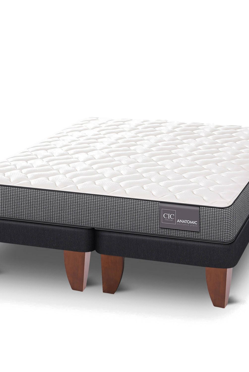 CIC - Cama Europea Anatomic King X 2.00Mt Base Dividida Cic