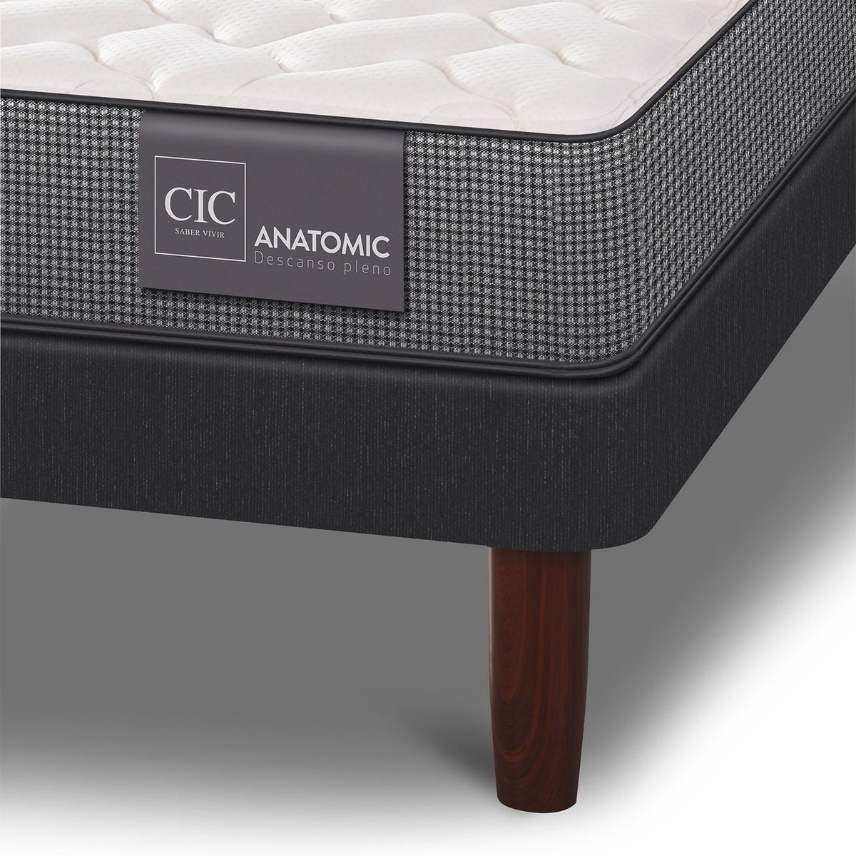 CIC - Cama Europea Cic Anatomic 11 1.5 Plazas Mueble + Respaldo