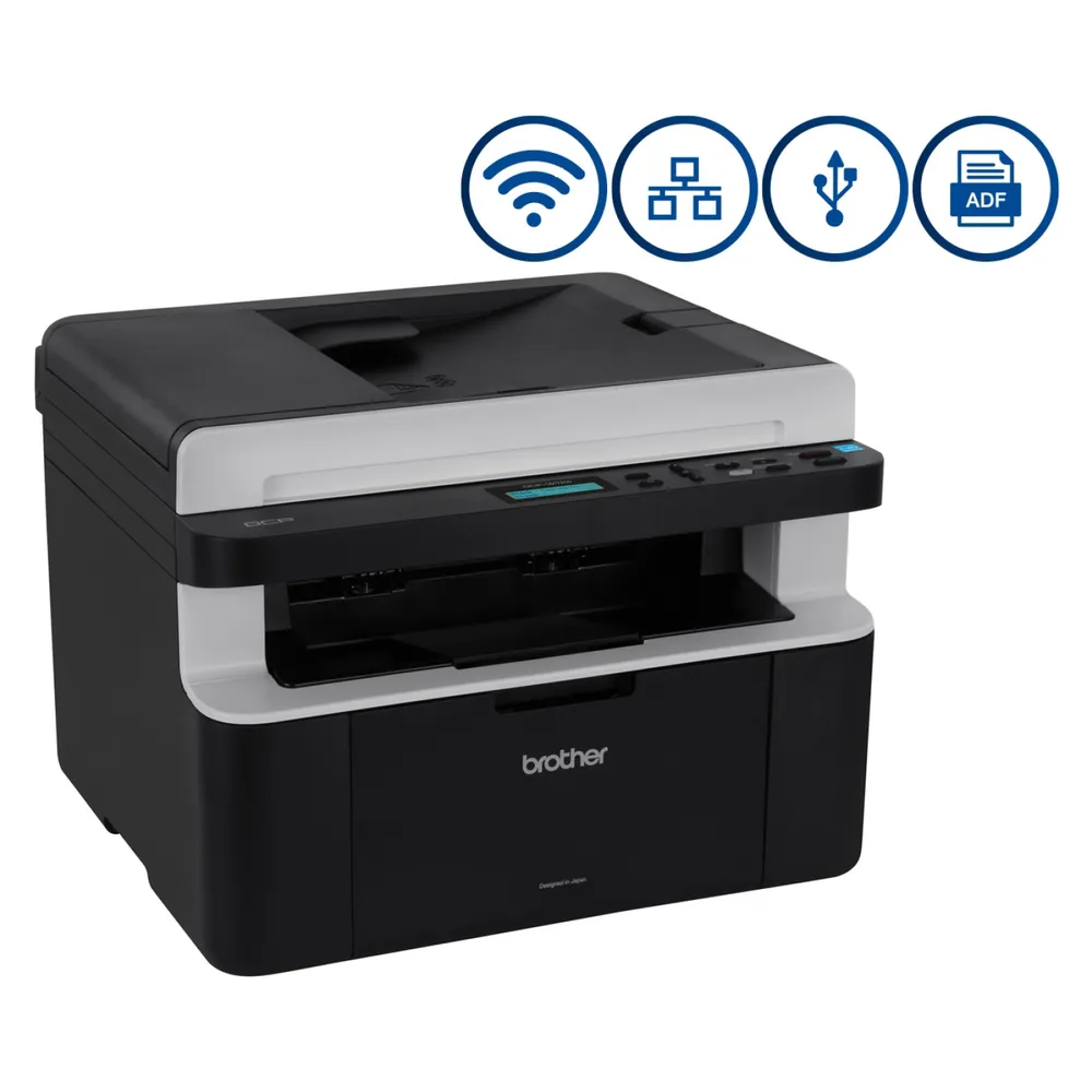 Impresora Multifuncional Láser DCP1617NW Monomocromática WiFi ADF Ethernet, foto 6