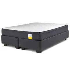DRIMKIP - Cama Americana Eurotop 2 Plazas X 1.90Mt Base Dividida