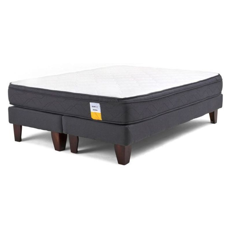DRIMKIP - Cama Europea Eurotop 2 Plazas X 1.90Mt Base Dividida Drimkip
