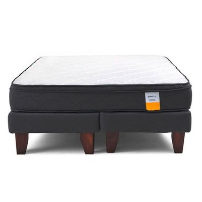 Imagen 2 del producto Cama Europea Eurotop 2 Plazas X 1.90Mt Base Dividida