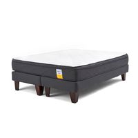 Cama Europea Eurotop 2 Plazas X 2.00Mt Base Dividida
