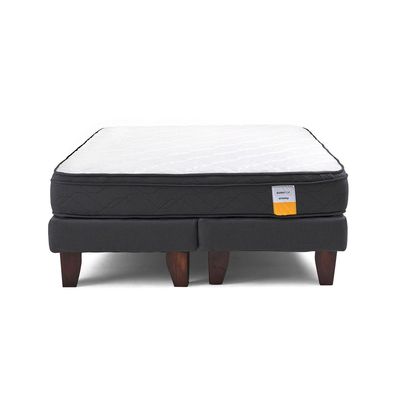 Imagen 2 del producto Cama Europea Eurotop 2 Plazas X 2.00Mt Base Dividida