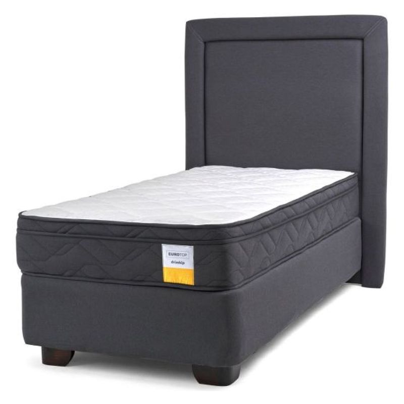 DRIMKIP - Cama Americana Eurotop 1.5 Plaza Plus Bn 105X200 Cm + Respaldo Drimkip