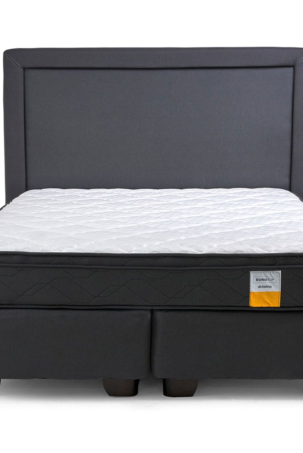 DRIMKIP - Cama Americana Eurotop Queen + Respaldo Drimkip