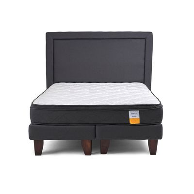 Imagen 2 del producto Cama Europea Eurotop 2 Plazas Bd 150X190 Cm + Respaldo