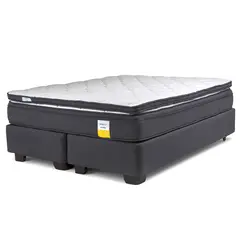 DRIMKIP - Cama Americana Eurotop 2 Plazas 150x190 cm + Topper