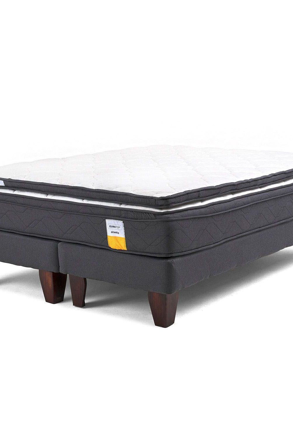 DRIMKIP - Cama Europea Eurotop Súper King 200X200 Cm+ Topper Drimkip