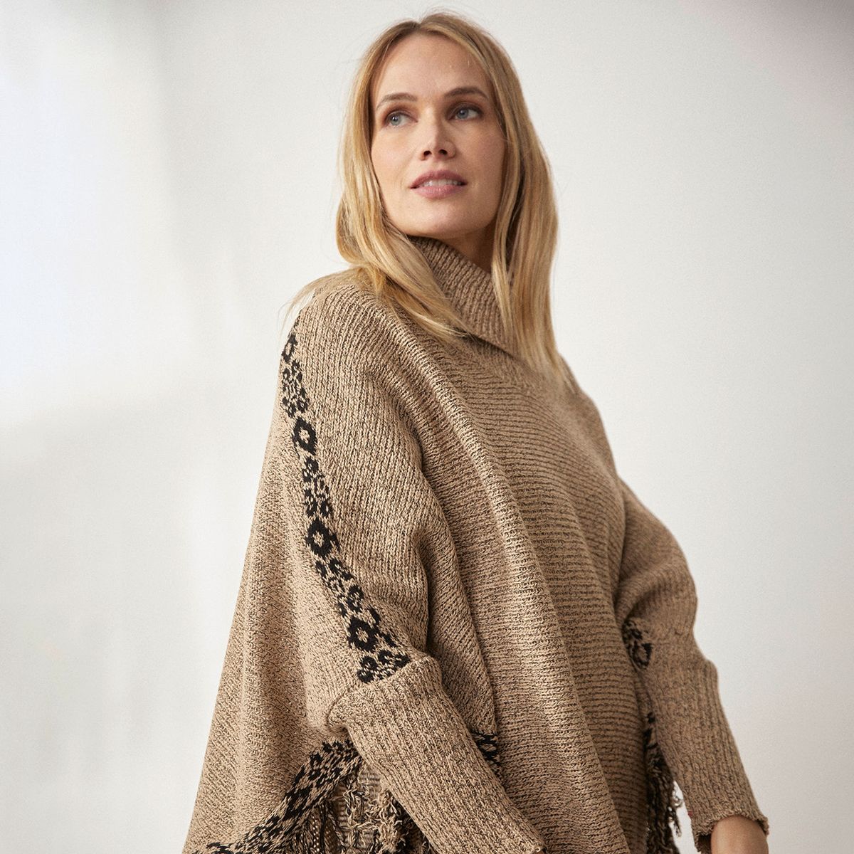 ELLE - Poncho Mujer Mujer