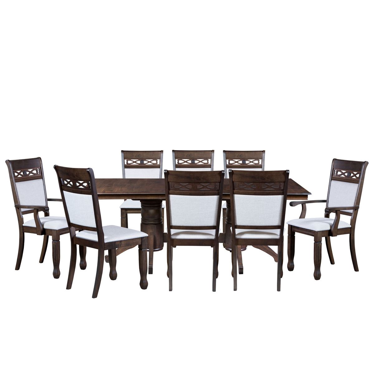 DECOMUEBLES - Juego de Comedor 8 Sillas Victoria