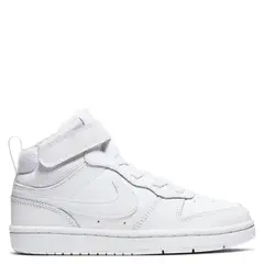 NIKE - Court Borough Mid 2 Zapatilla Urbana Niño Blanco (27 a 34)