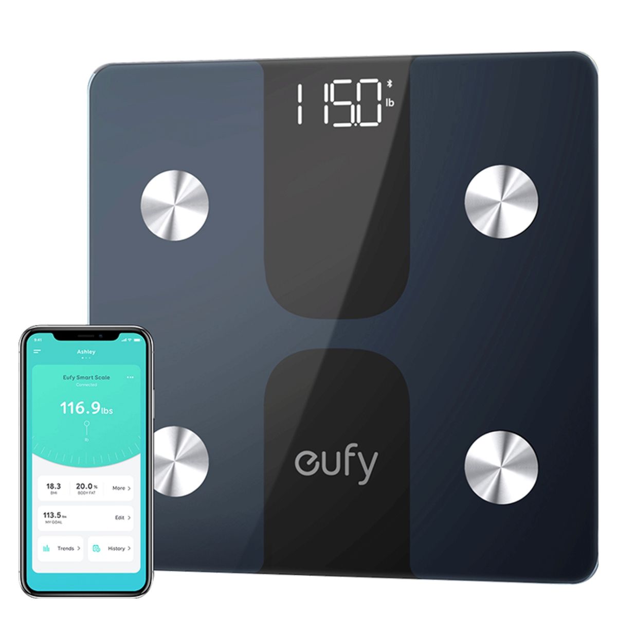 EUFY - Balanza Inteligente Eufy C1 Negra