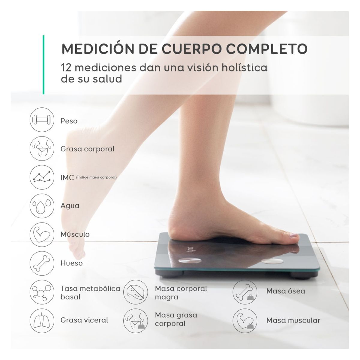 EUFY - Balanza Inteligente Eufy C1 Negra