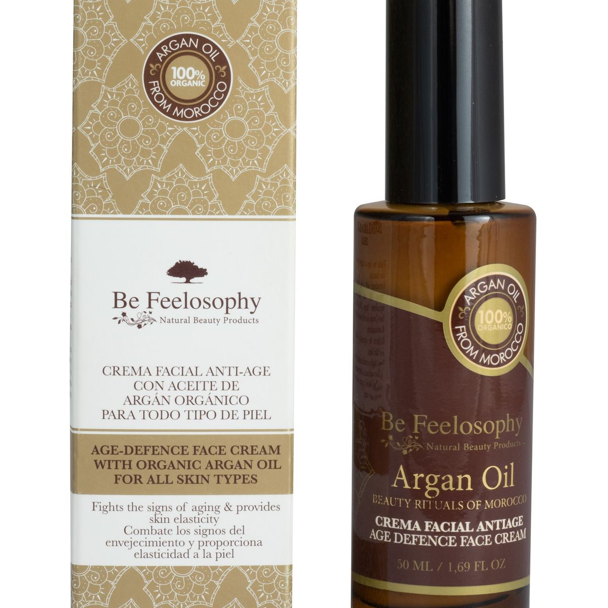 BE FEELOSOPHY - Crema Facial Argan 100 ml Be Feelosophy