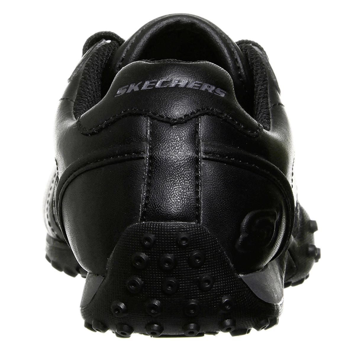 SKECHERS - Calzado Escolar Niño Cuero Negro