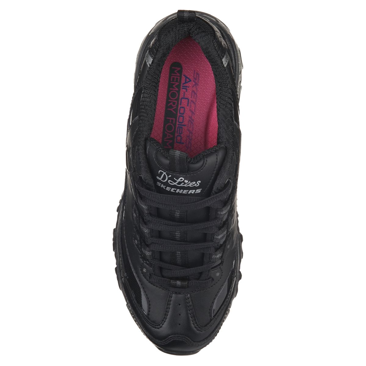 SKECHERS - Calzado Escolar Niña Cuero Negro (35 a 40) Skechers