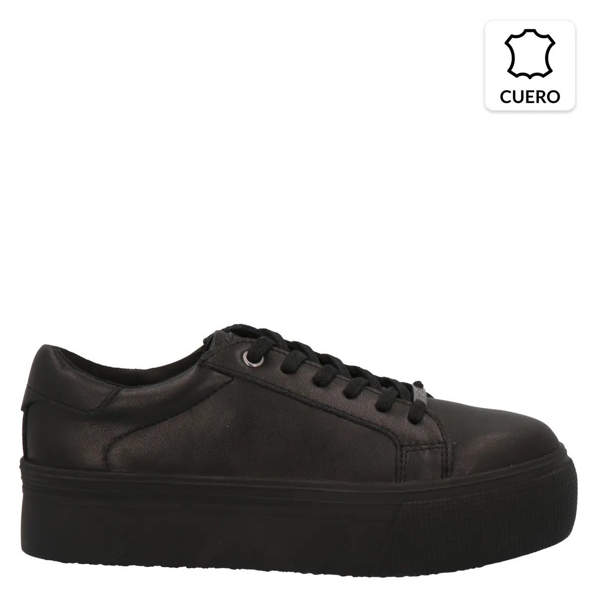 HUSH PUPPIES - Zapatilla Escolar Niña Cuero Negro (35 a 40) Hush Puppies