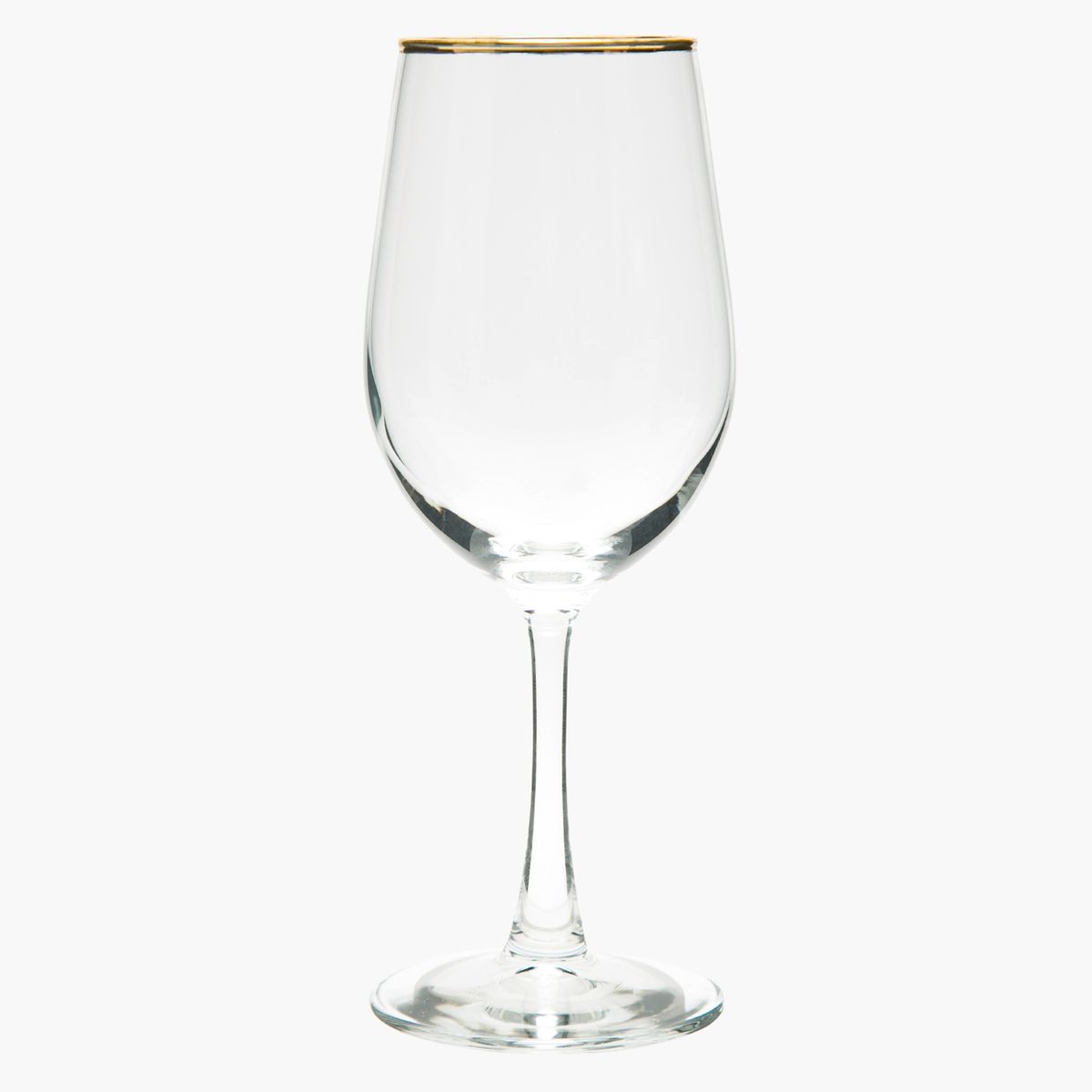 ROBERTA ALLEN - Set 4 Copas de Vino Vidrio Borde Dorado 315 ml Roberta Allen