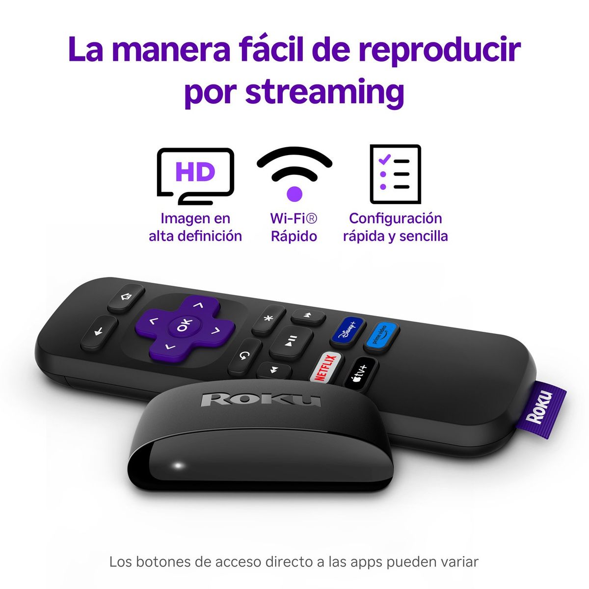ROKU - Express Dispositivo de Streaming HD Roku