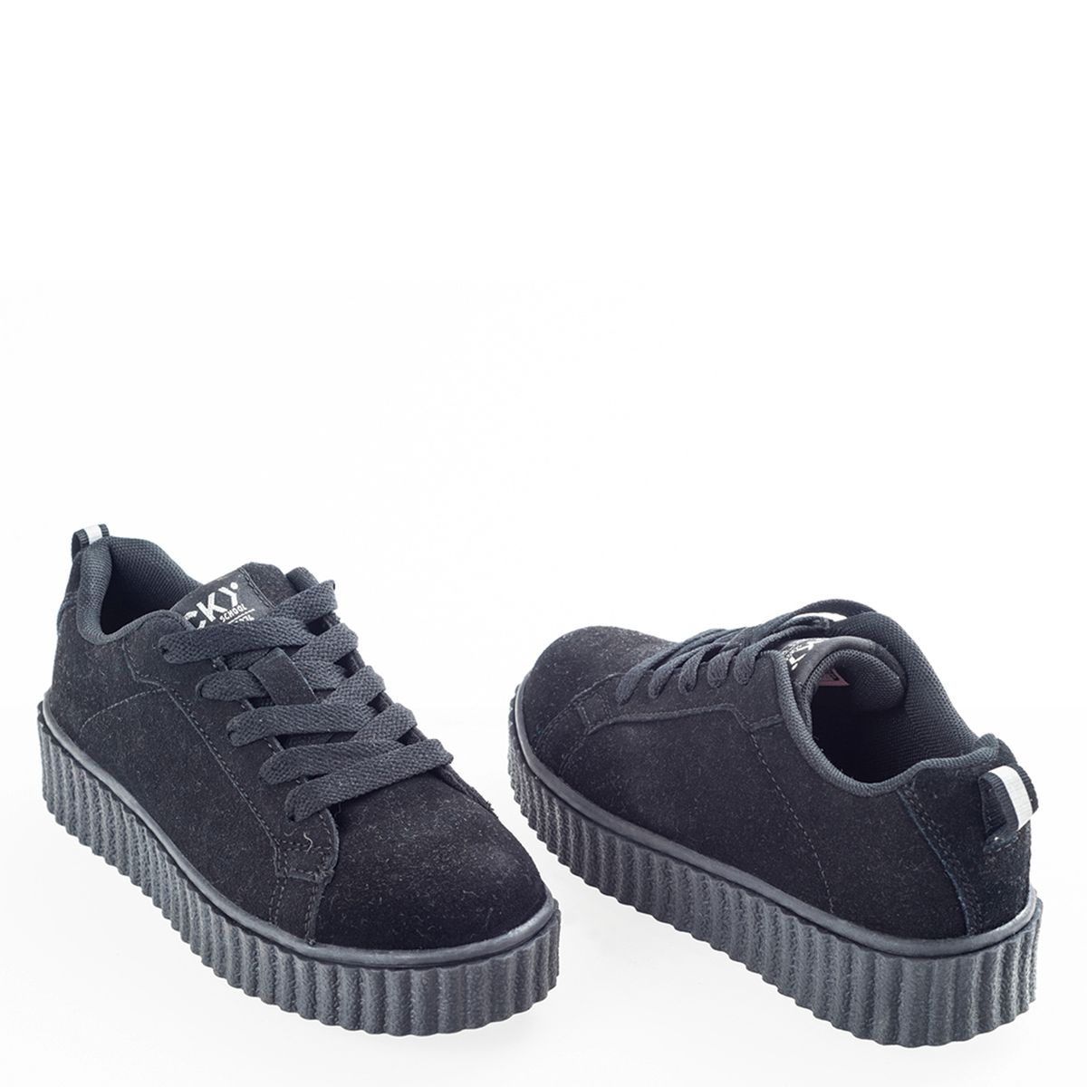 COLLOKY - Zapatilla Escolar Niña Negra