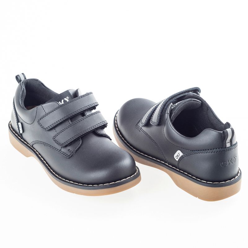COLLOKY - Zapato Casual Niña Cuero Negro (26 a 29) Colloky