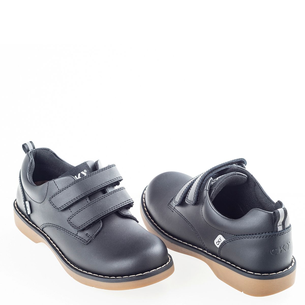 COLLOKY - Zapato Casual Niña Cuero Negro