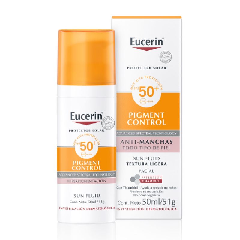 EUCERIN - Protector Solar Facial Anti Manchas Pigment Control FPS 50+ 50 ml Eucerin