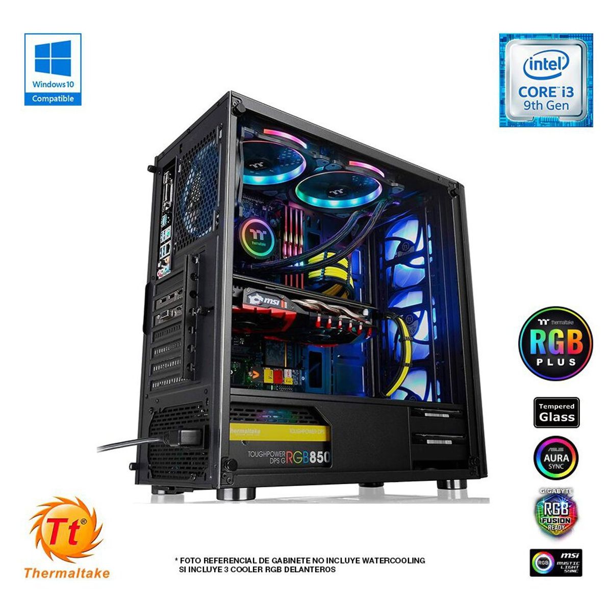 INTEL - Pc Gamer Intel Core I3-9100F  Nvidia Gtx 1650 4Gb
