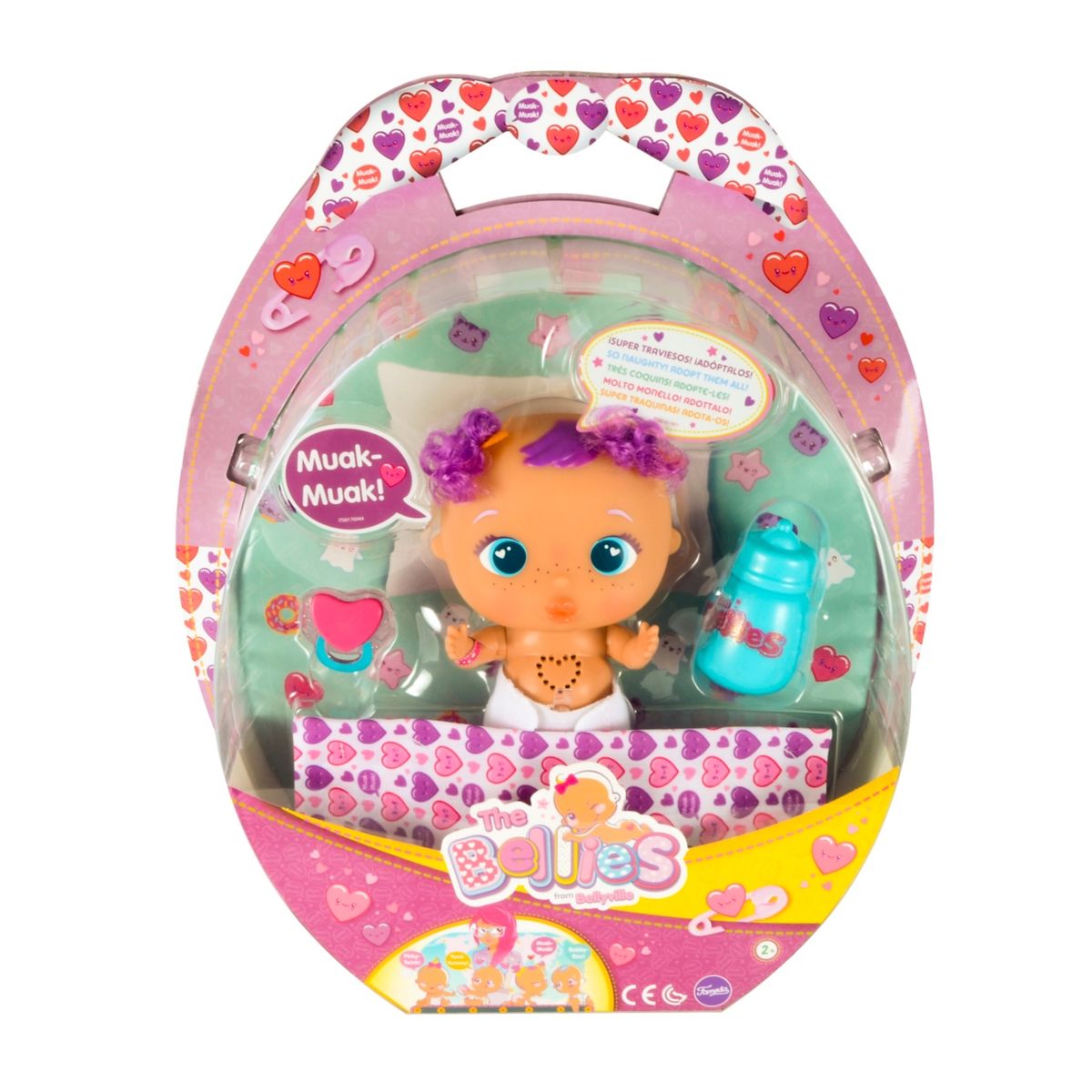 THE BELLIES - Muñeca Interactiva The Bellies Muak Muak 17Cms