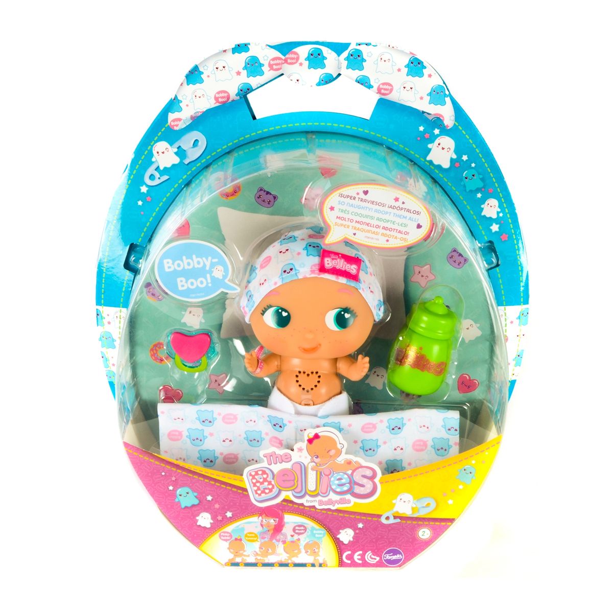 THE BELLIES - Muñeca Interativa The Bellies Muñeca Bobby Boo 17Cms