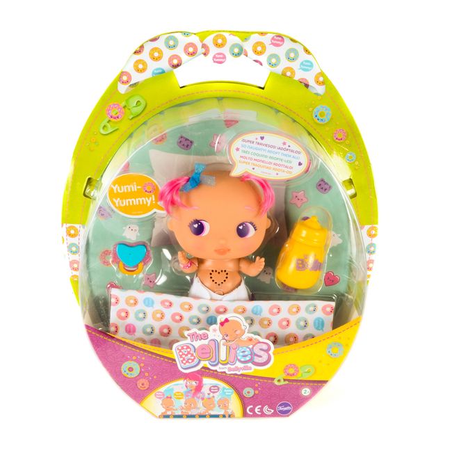 THE BELLIES - Muñeca Interactiva Yummi Yummy 17Cms The Bellies