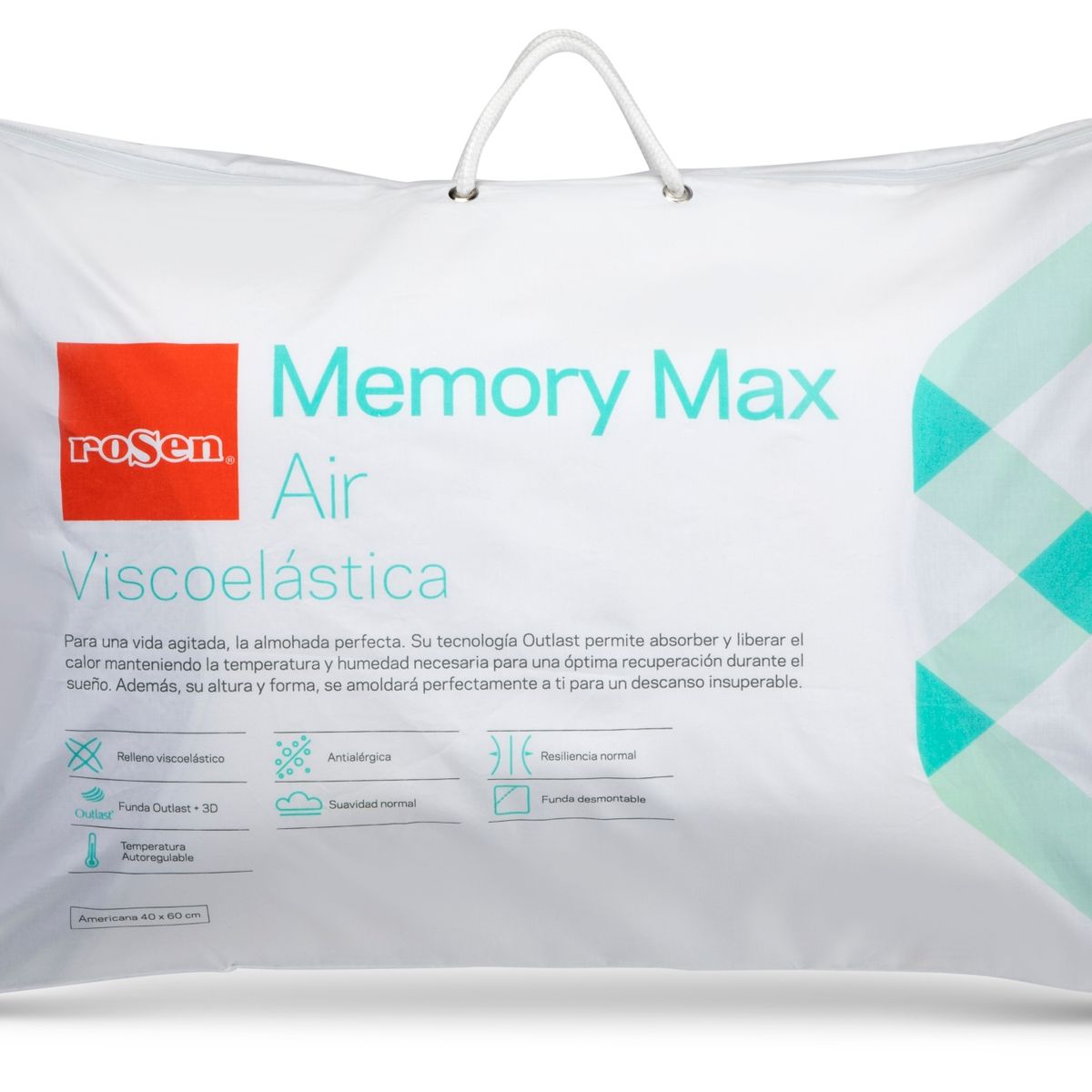 ROSEN - Almohada Memory Max Air Viscoelástica Rosen