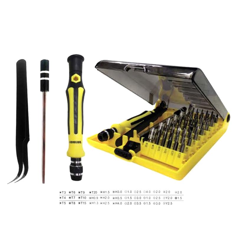 DBLUE - Set Atornillador Precisión 45 Piezas Puntostore