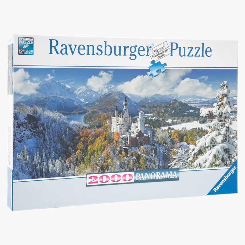 RAVENSBURGER - Puzzle Panorámico Castillo De Neuschwanstein - 2000 Piezas Ravensburger