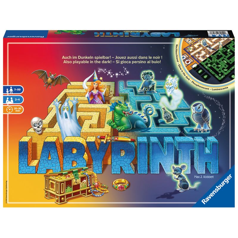 RAVENSBURGER - Juegos De Mesa Laberinto Glow In The Dark Ravensburger