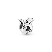 Charm Tauro Resplandeciente De Plata Mujer