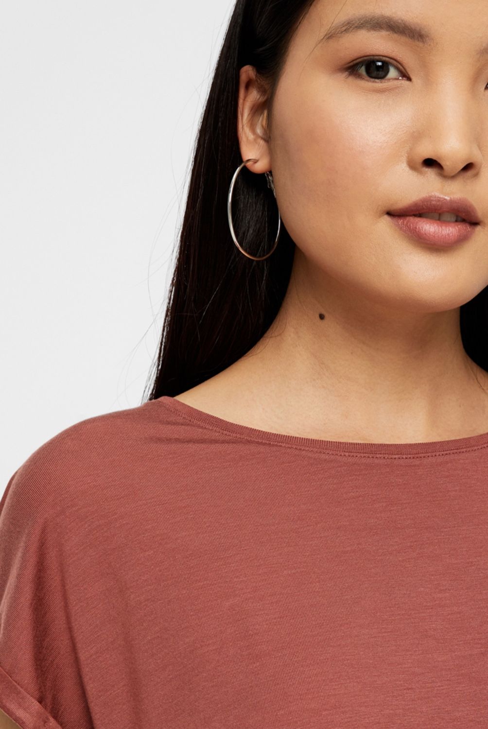 VERO MODA - Polera Lisa Manga Corta Mujer Vero Moda