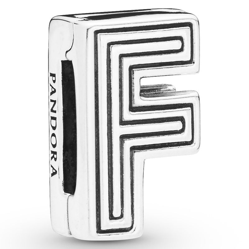 PANDORA - Charm Reflexions Letra F De Plata Mujer Pandora