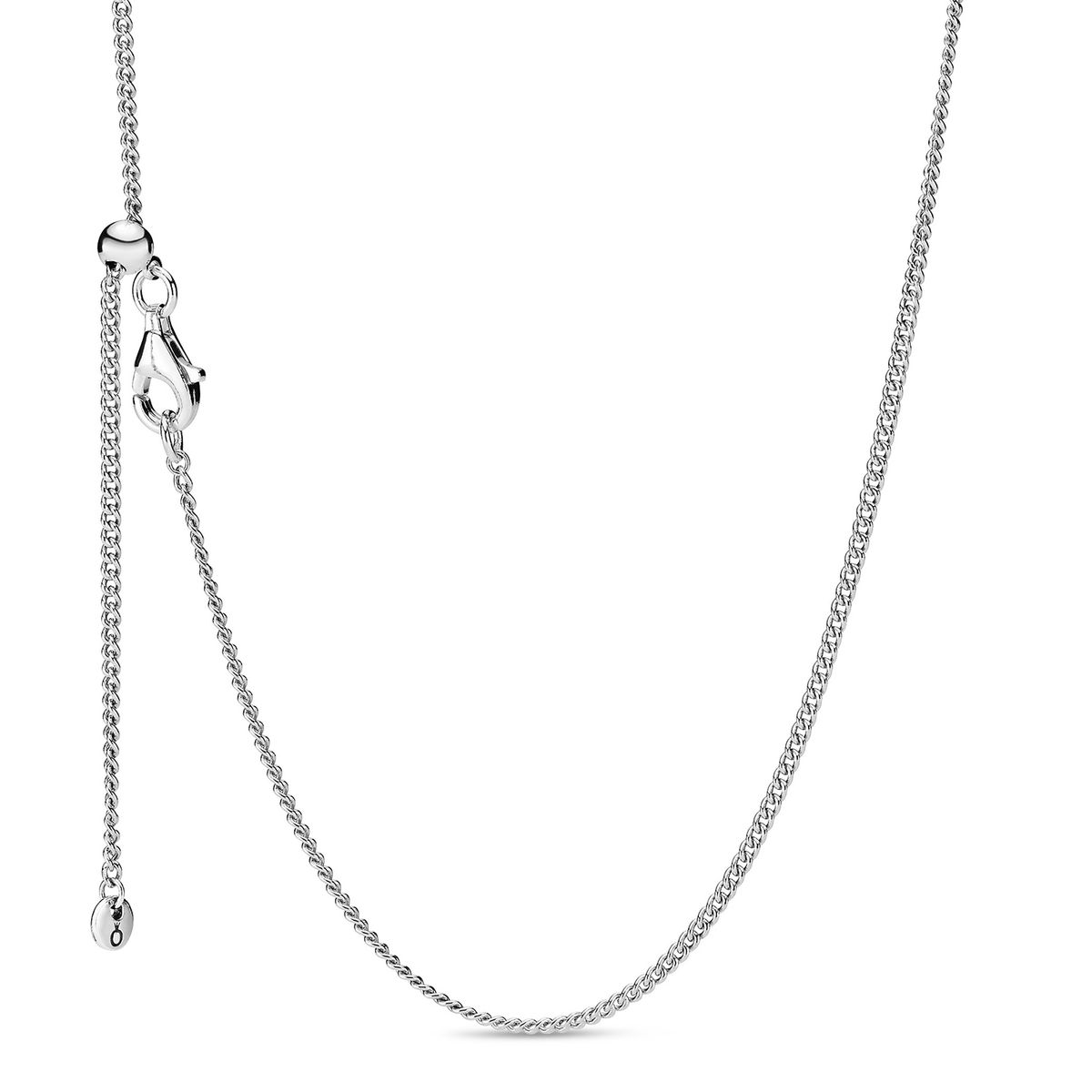 PANDORA - Collar Cadena De Bordillo Mujer Pandora