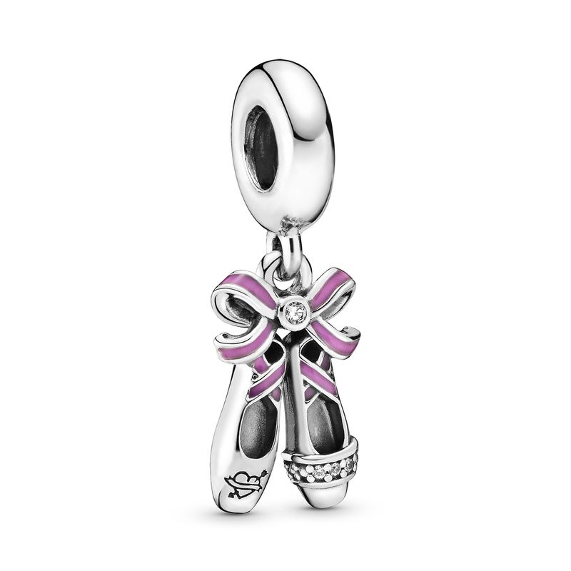 PANDORA - Pandora Charm Colgante Bailarinas Punk De Plata