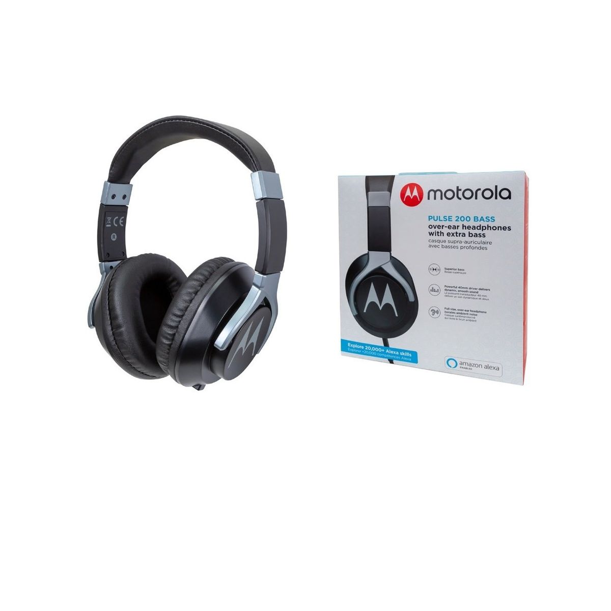 MOTOROLA - Audifonos Motorola Pulse 200 Max Bass Manos Libres